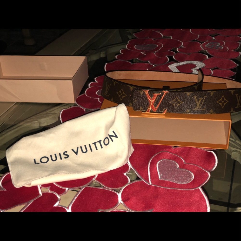 Unisex Louis Vuitton Monogram Belt
